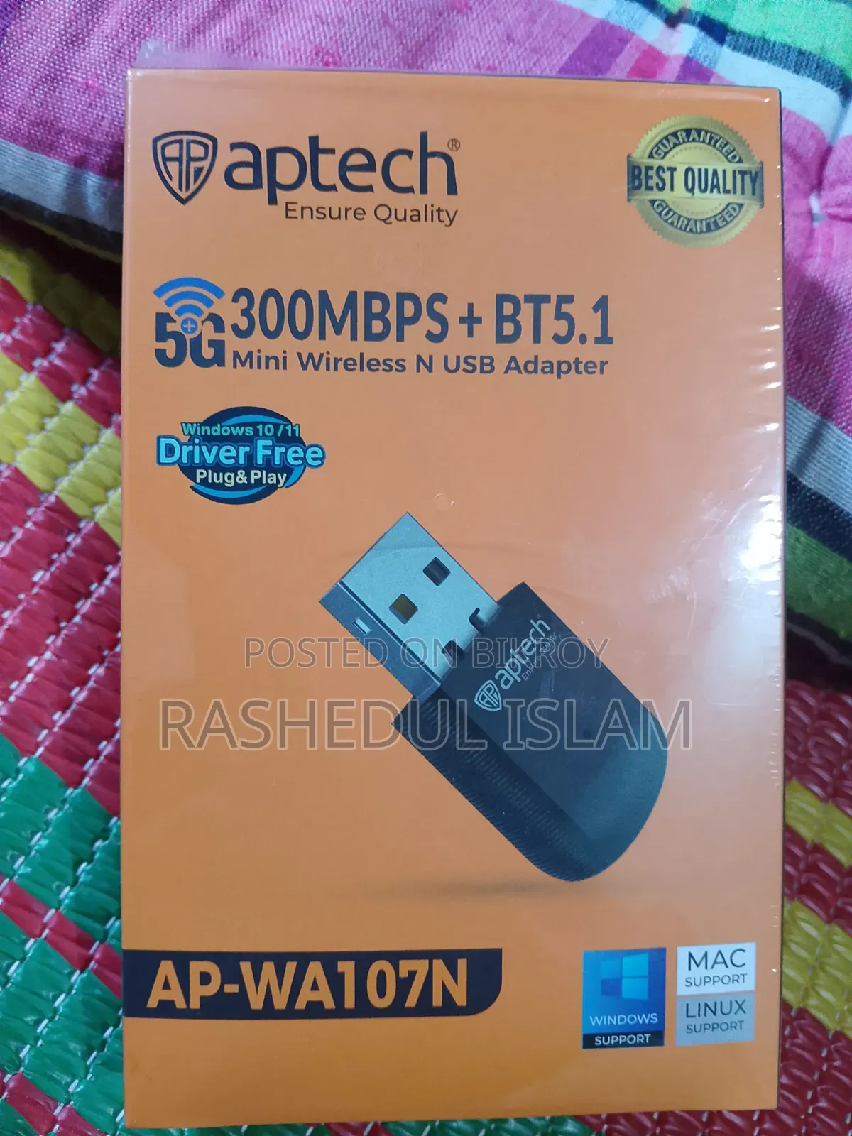 Wi-Fi + Bluetooth Adapter