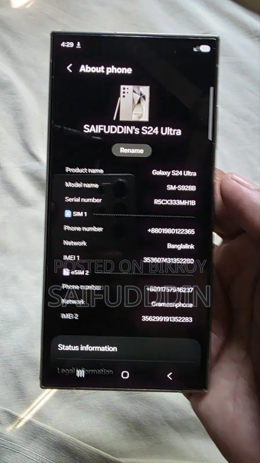 Samsung Galaxy S24 Ultra 512 GB White