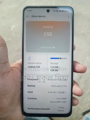 Realme C55 128 GB Black