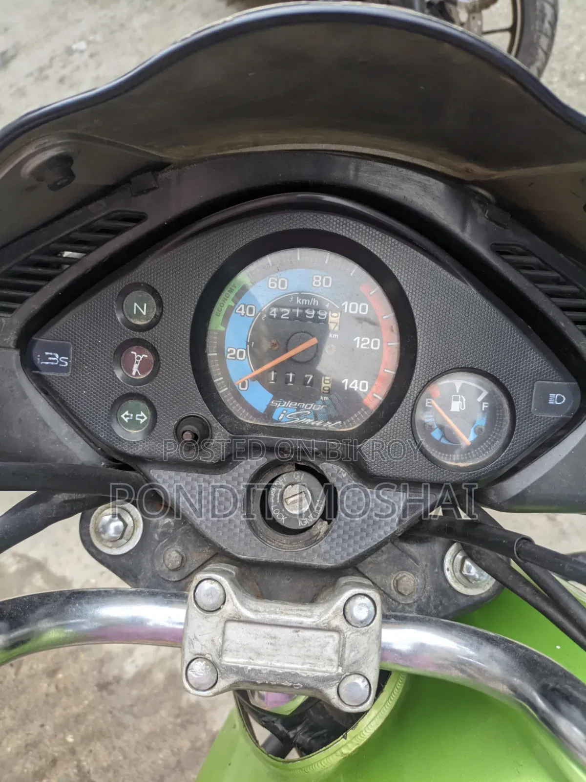 Hero Splendor iSmart 2016 Green