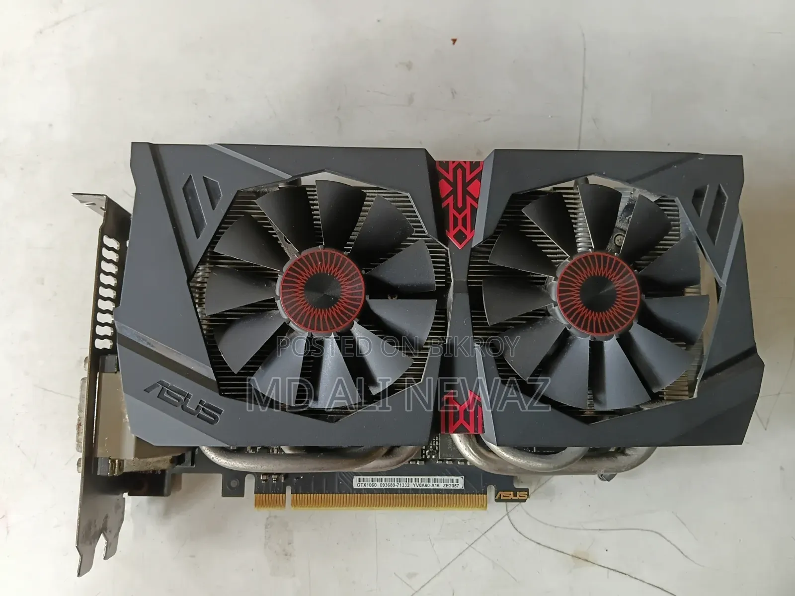 ASUS Rog Strix Geforce GTX 1060 6gb