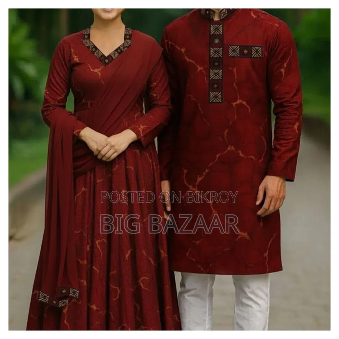 Special Couple Panjabi Three Piece Combo