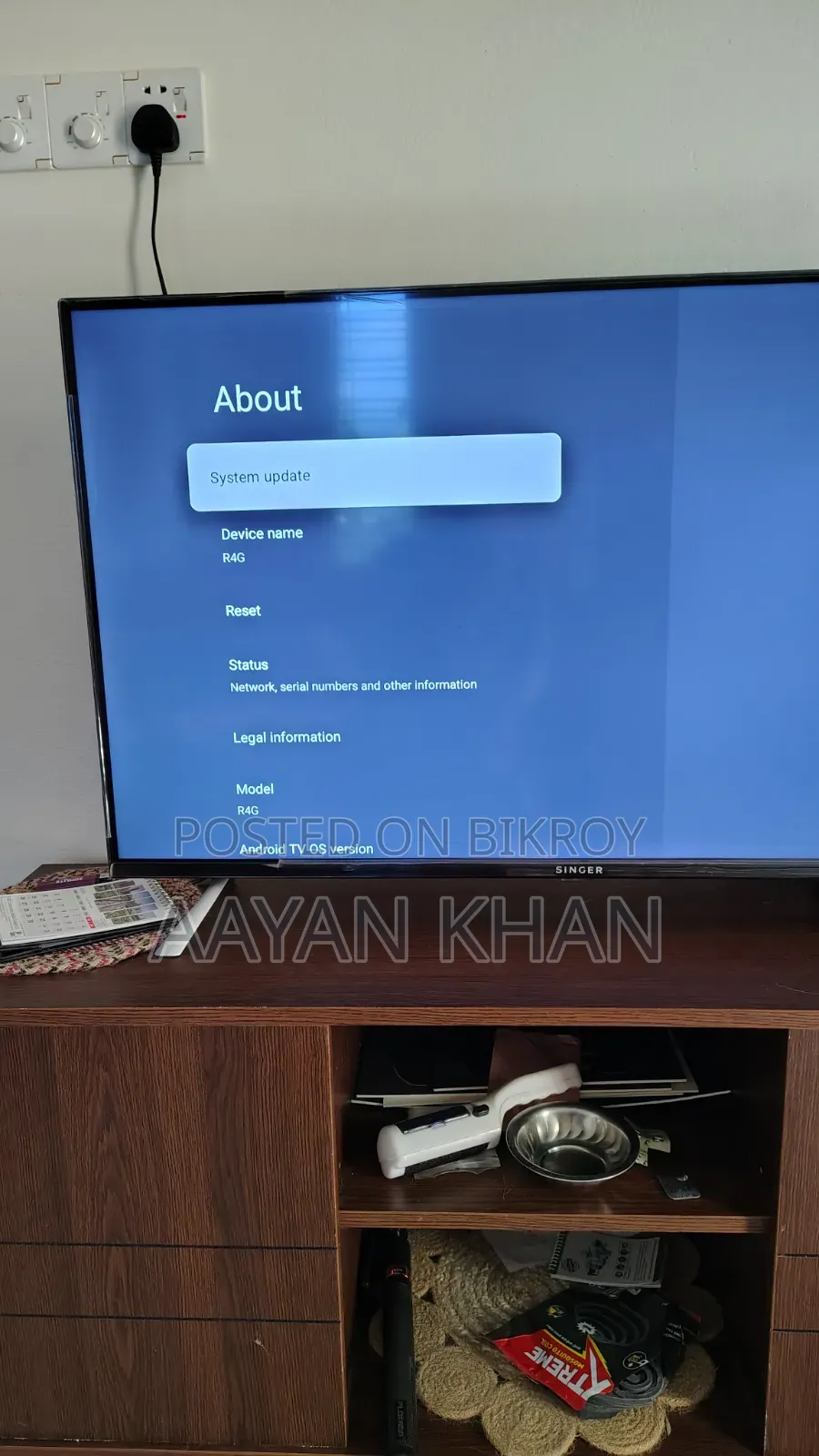 Singer Google 43inch TV Sale