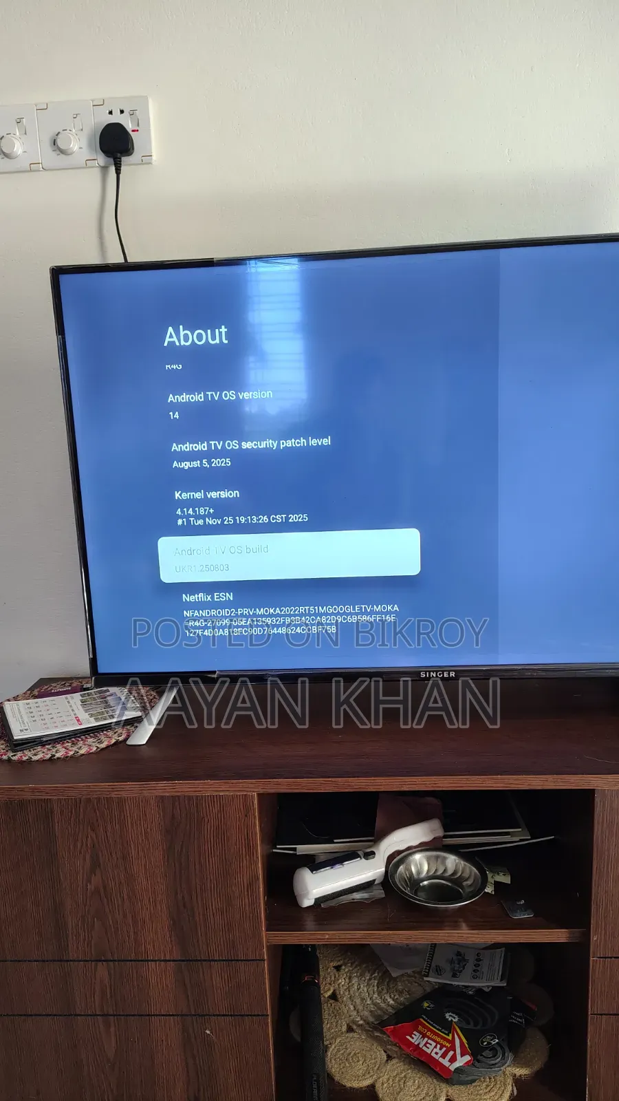 Singer Google 43inch TV Sale