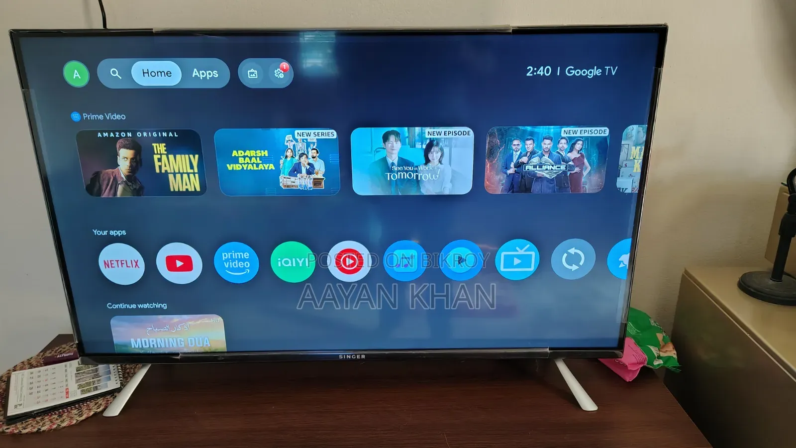Singer Google 43inch TV Sale