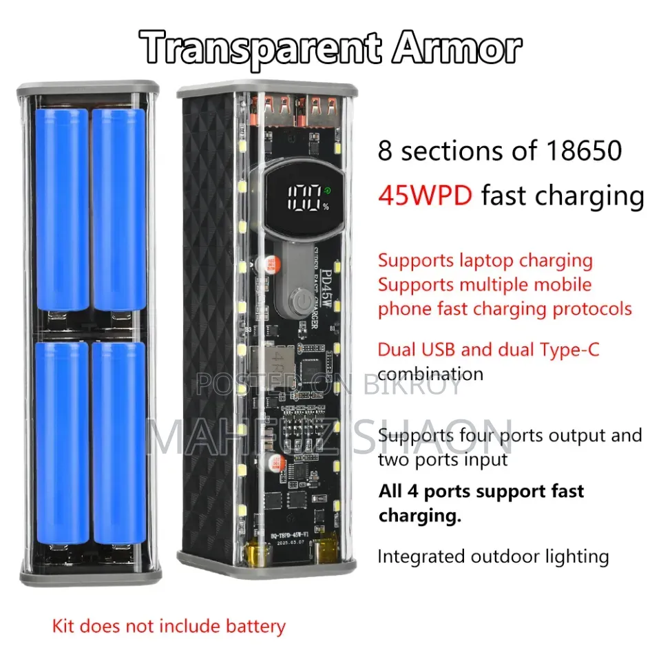 Pd 45w Power Bank Case