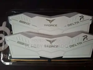 Team T-Force Delta RGB White 16gb (2 X 8gb) Ddr5 6000mhz Cl38 Ram