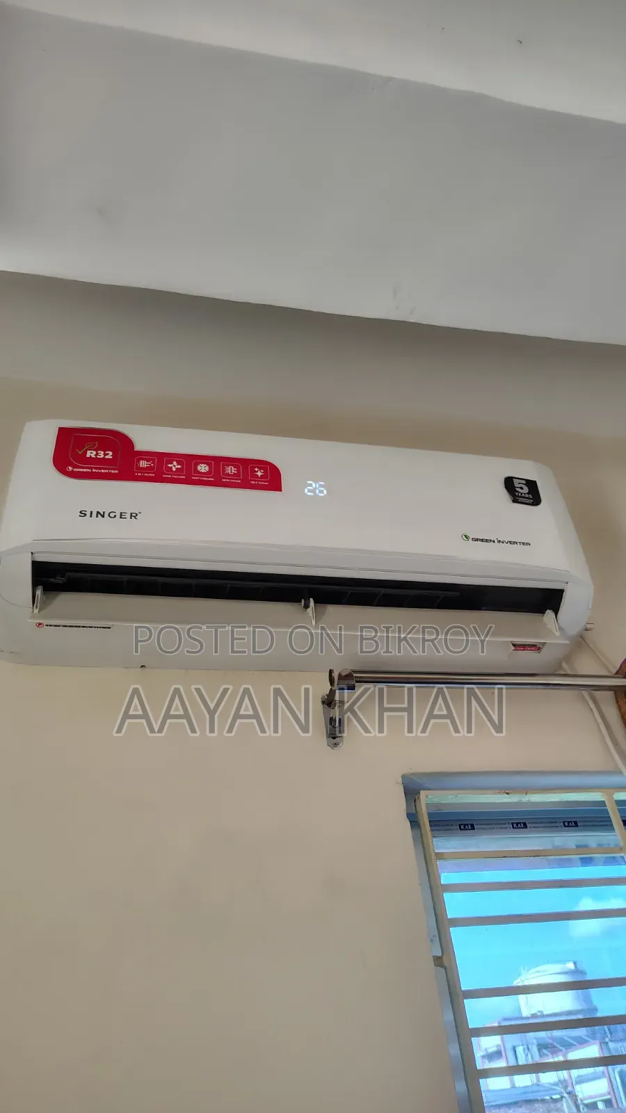 Singer AC 1.5 Ton Green Inverter