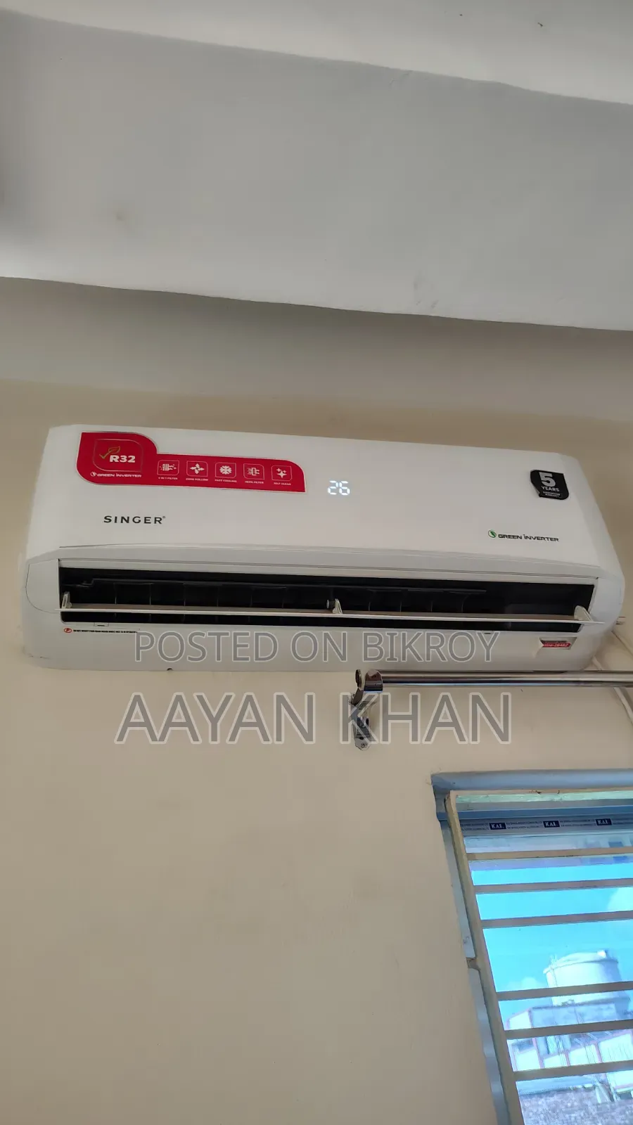 Singer AC 1.5 Ton Green Inverter