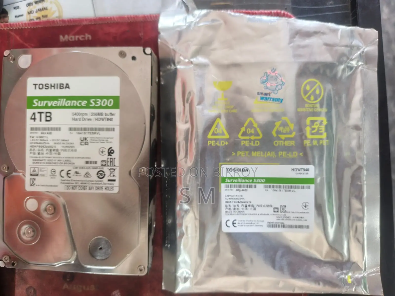 Toshiba 4TB HDD. Only for today