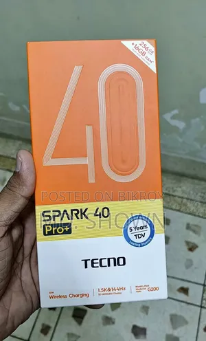 টেকনো স্পার্ক ৪০ প্রো ২৫৬ জিবি ব্ল্যাক