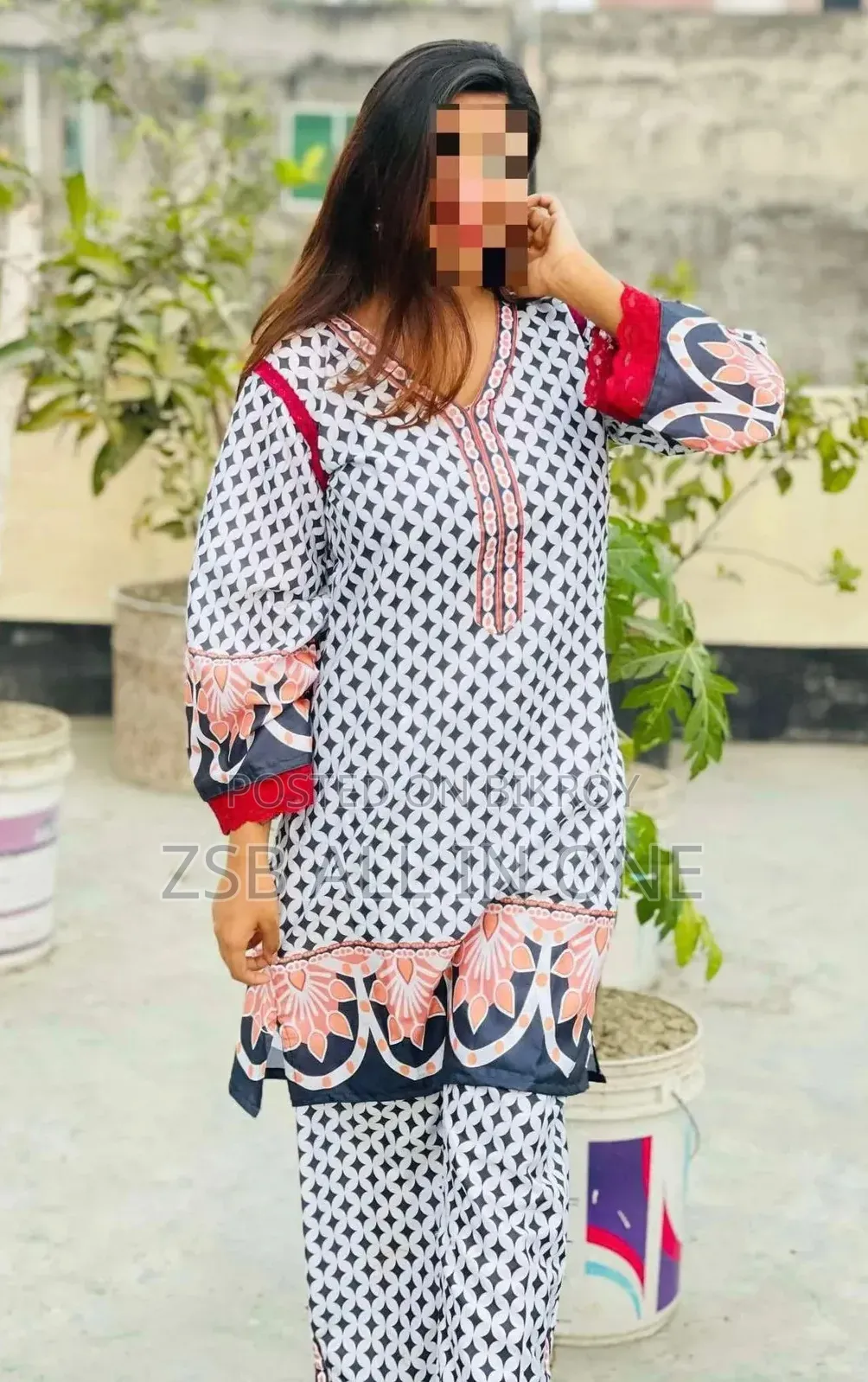দুবাই সিল্ক ডিজিটাল প্রিন্ট ২ পিস