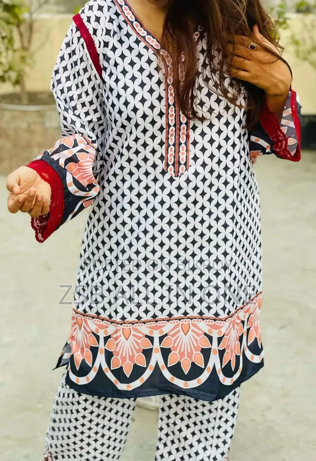 দুবাই সিল্ক ডিজিটাল প্রিন্ট ২ পিস