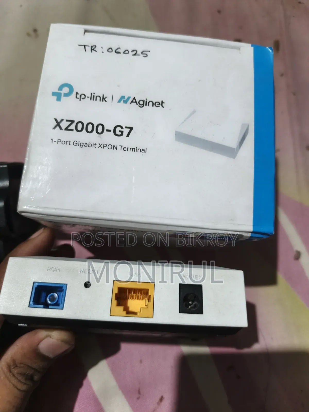 Tenda Router + TP Link XPON ONU