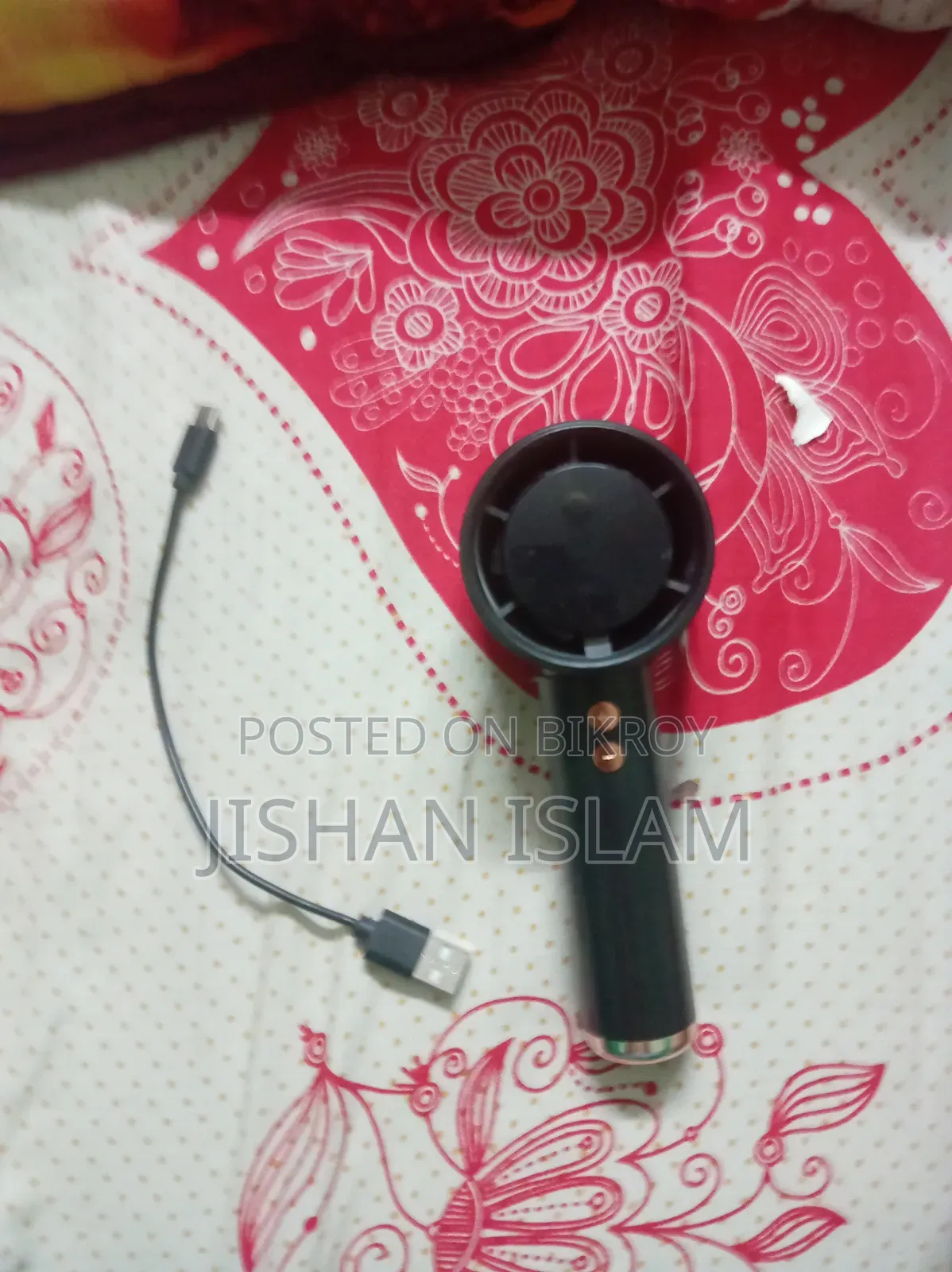Mini Fan. Everything is fine, power up to 100