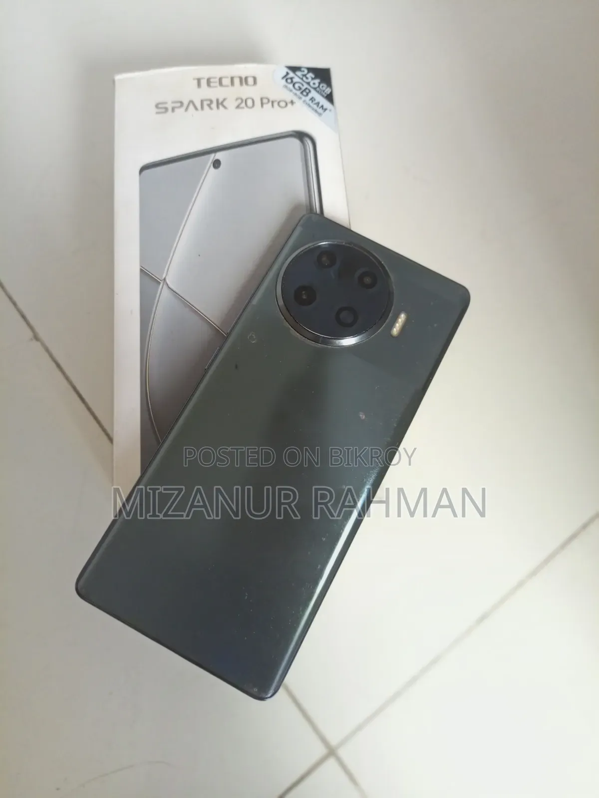 টেকনো স্পার্ক ২০ প্রো প্লাস ২৫৬ জিবি নীল