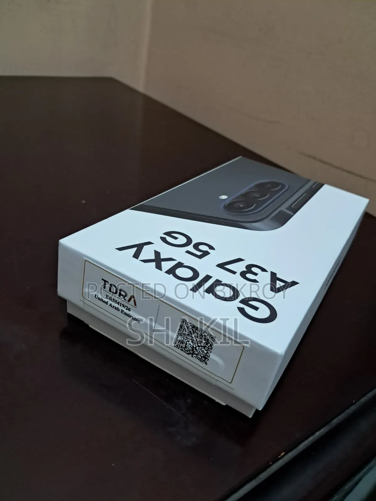 নতুন Samsung Galaxy A37 ১২৮ জিবি কালো