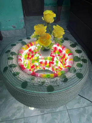 That completely handmade viral tea table