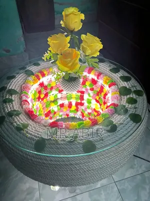 That completely handmade viral tea table
