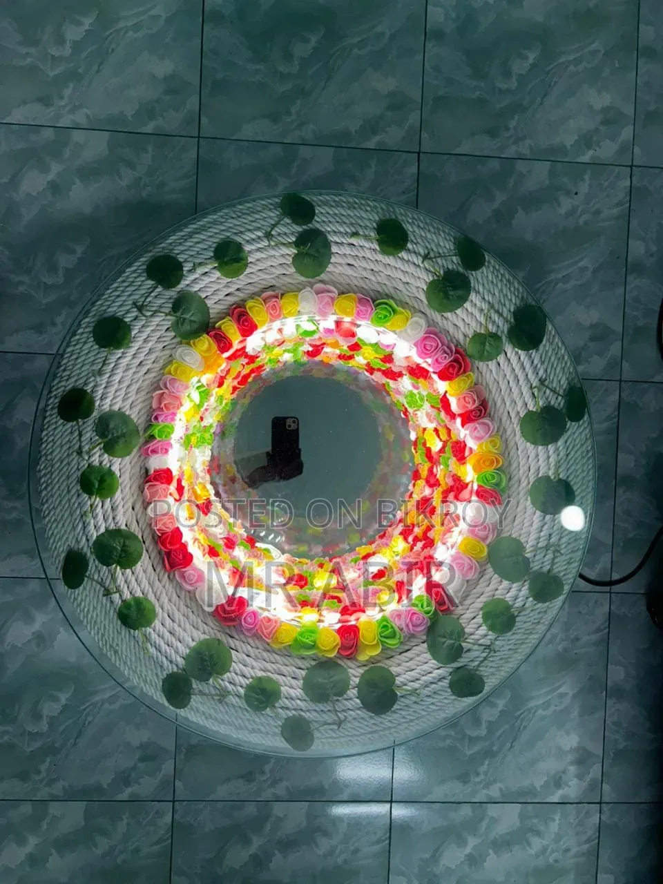 That completely handmade viral tea table