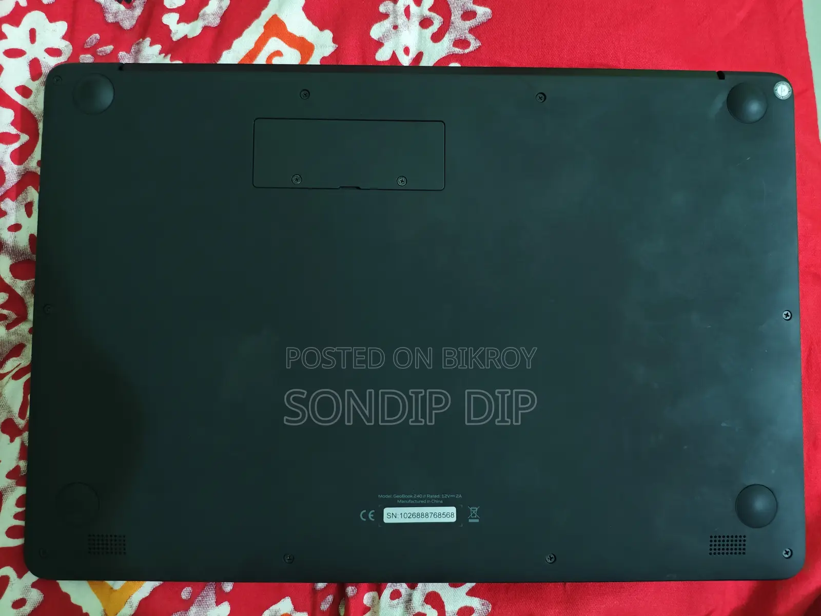 Laptop Geo Geobook 240 4GB Intel Pentium SSD 60GB