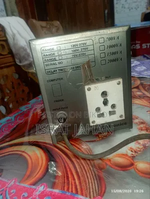 ভাল কন্ডিশনের ওয়ালটন ১০০০ ভিএ ফ্রিজ স্ট্যাবিলাইজার বিক্রি করা হবে