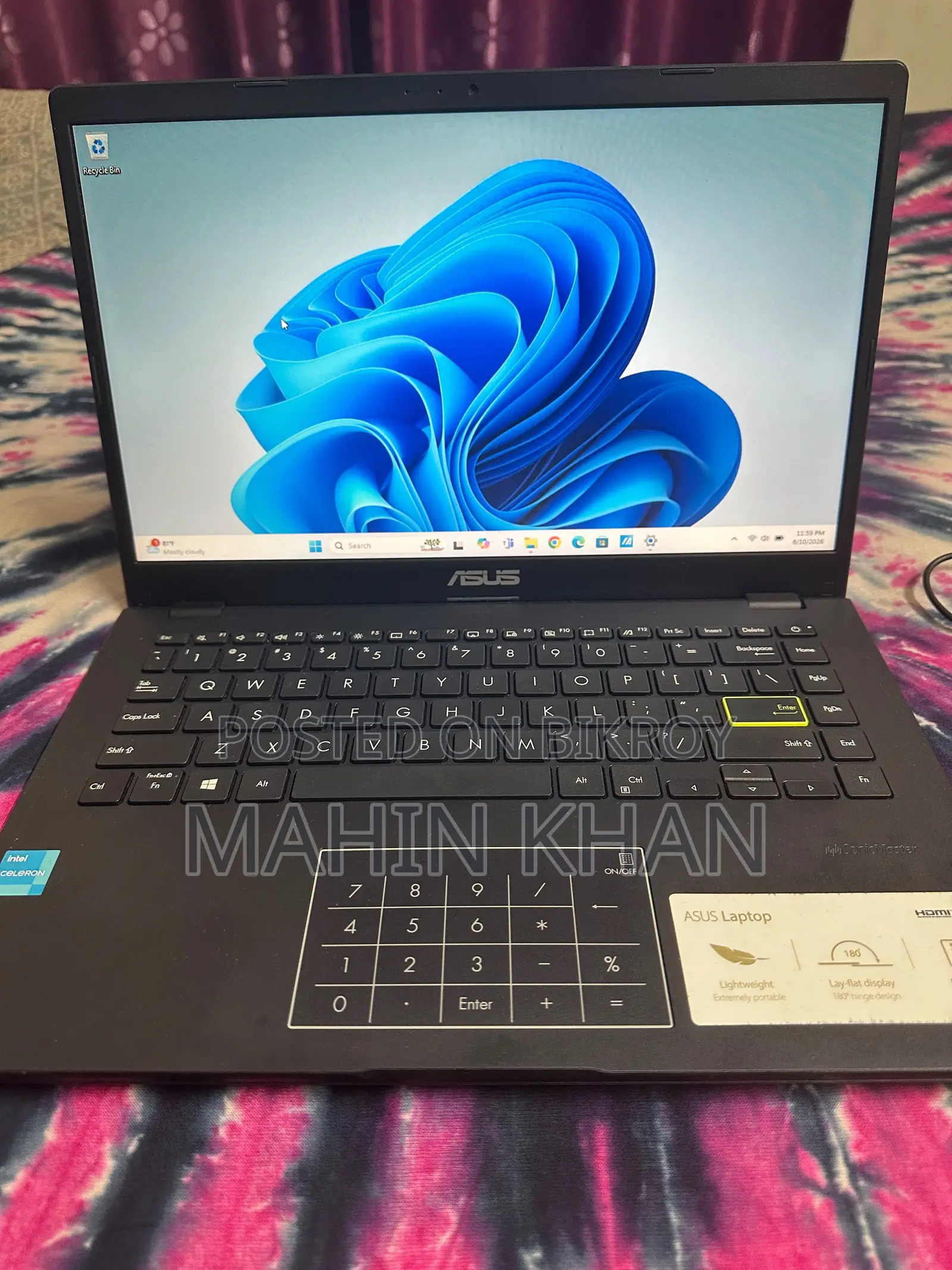 Laptop Asus Vivobook E410M 4GB Intel Celeron SSD 128GB