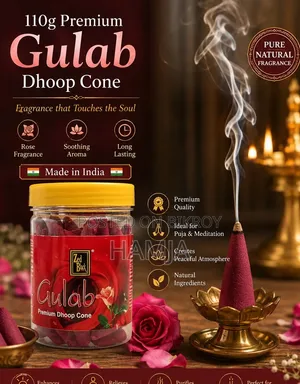 Gulab Soothing Fragrance Cone