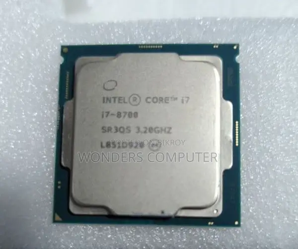 Core I7 8th Gen -8700 Coffee Lake 6-Core 3.2 GHz (4.6 GHz Turbo)