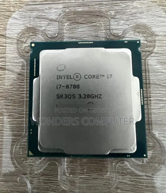 Core I7 8th Gen -8700 Coffee Lake 6-Core 3.2 GHz (4.6 GHz Turbo)