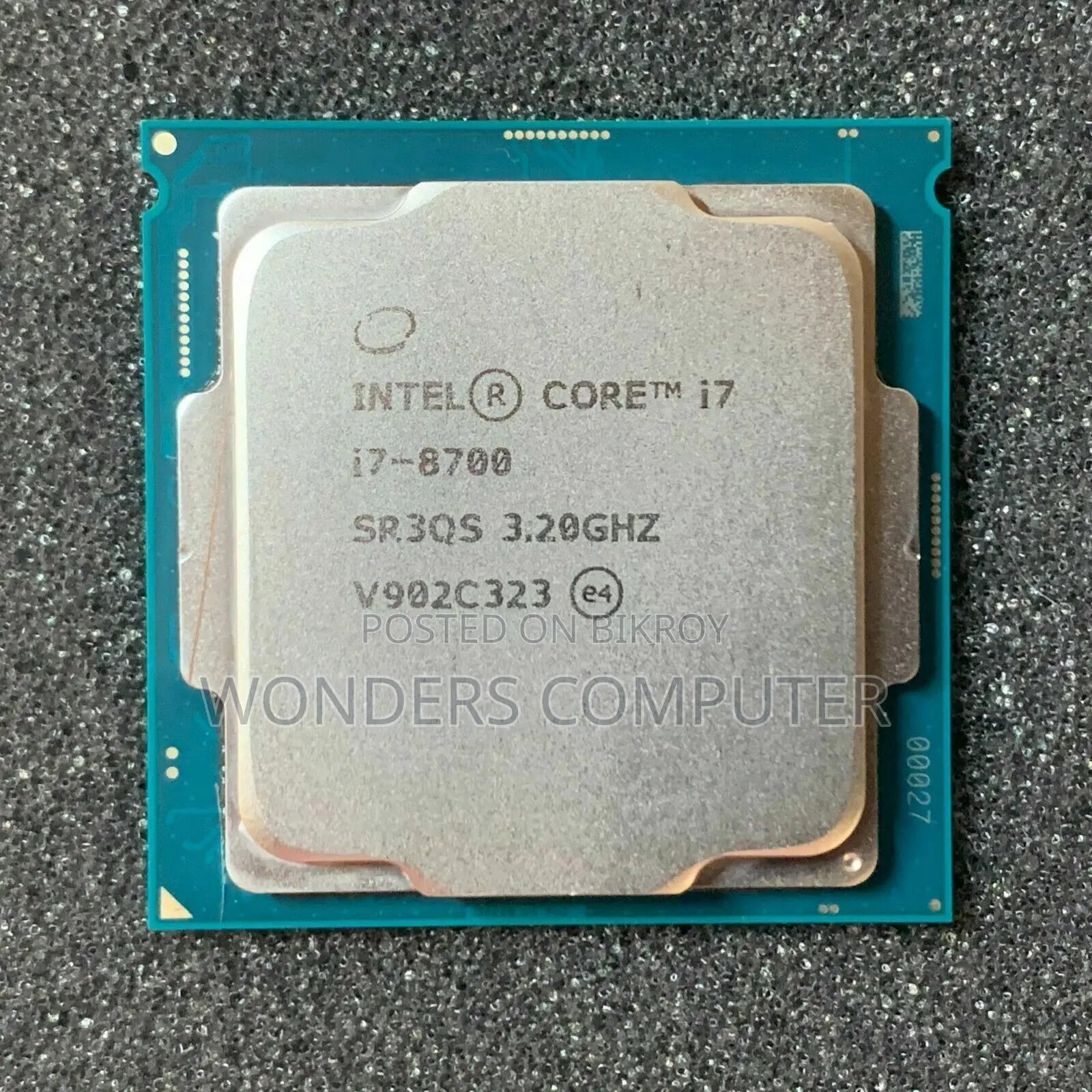 Core I7 8th Gen -8700 Coffee Lake 6-Core 3.2 GHz (4.6 GHz Turbo)