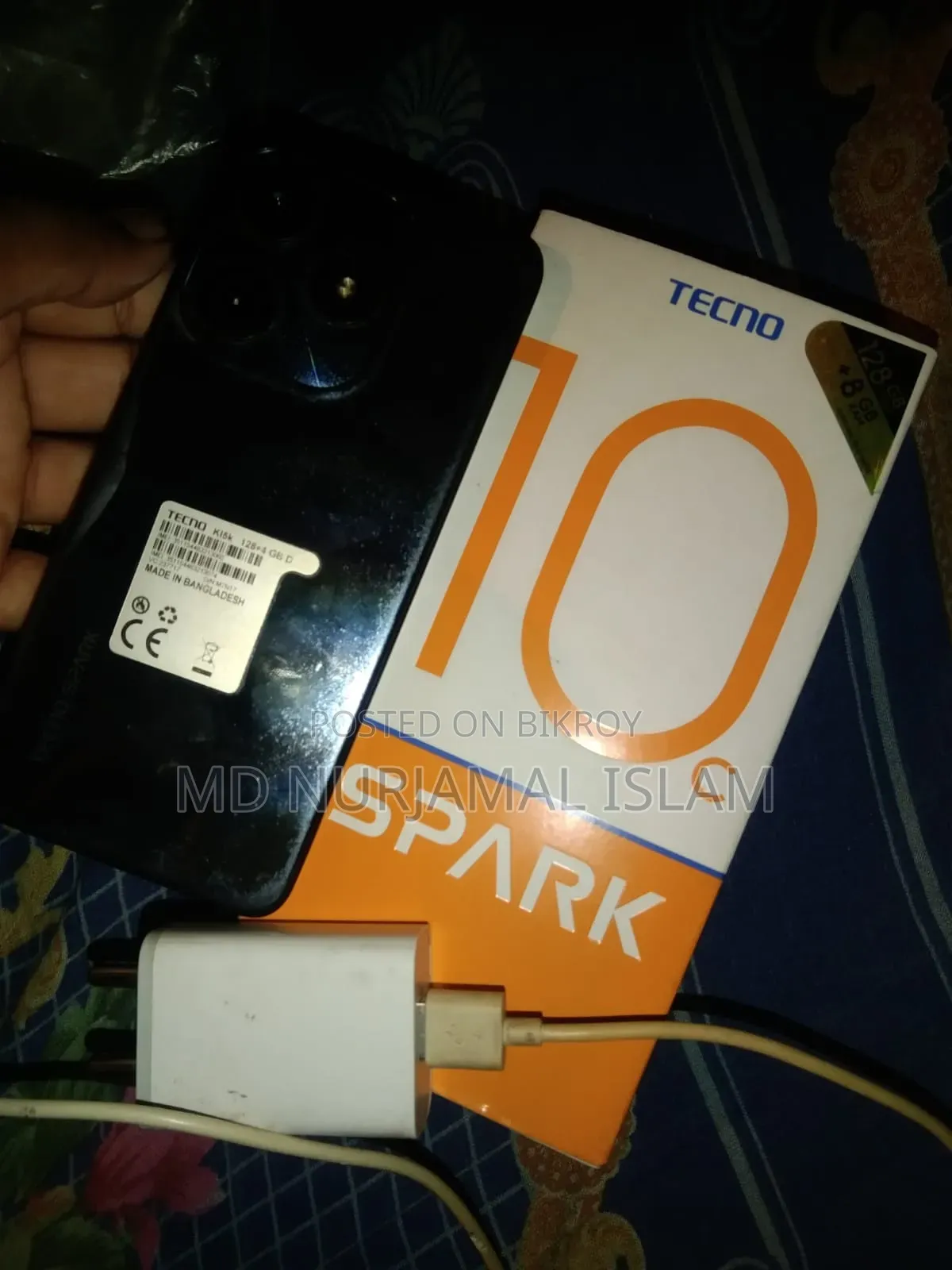 Tecno Spark 10C 128 GB Black