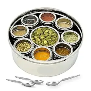 9 in 1 Stainless Steel Multipurpose Spice Box