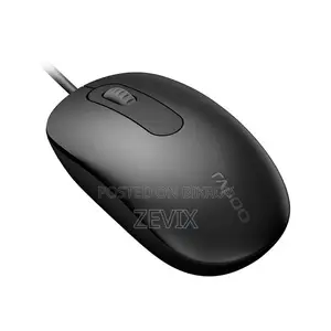 Rapoo N200 Wired Optical Mouse – Black