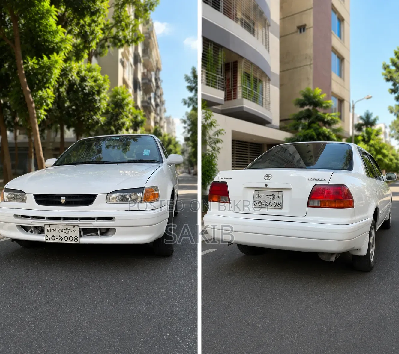 Toyota Corolla 2001 White
