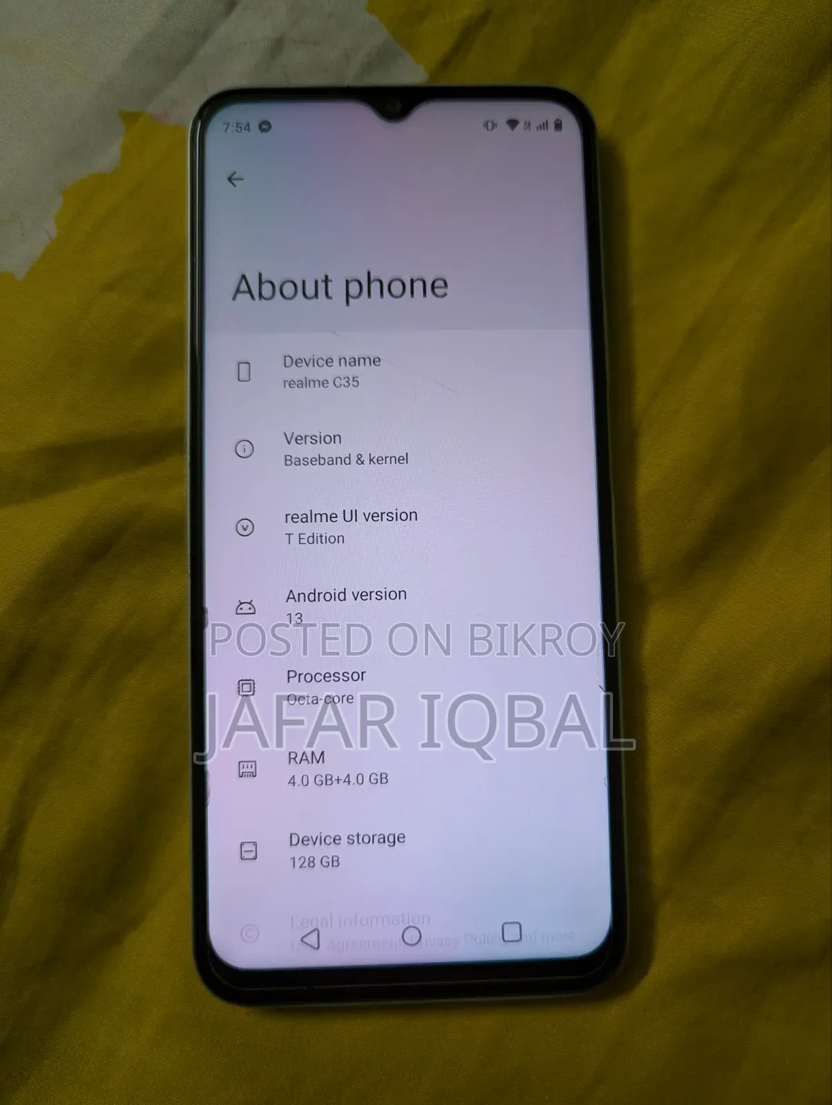 Realme C35 128 GB Green