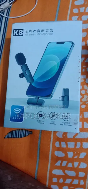 টাইপ-সি এর জন্য ওয়্যারলেস মাইক্রোফোন (বক্স অ্যাক্সেসরিজ অন্তর্ভুক্ত)