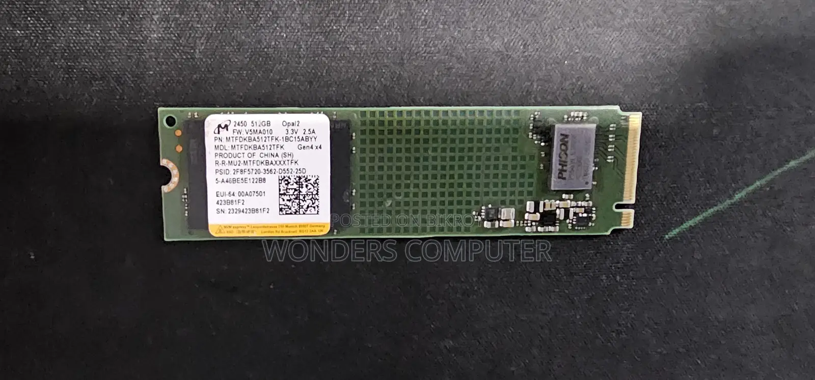 Phison 512GB M.2 NVMe Gen4 High-Performance 1 Year Warranty