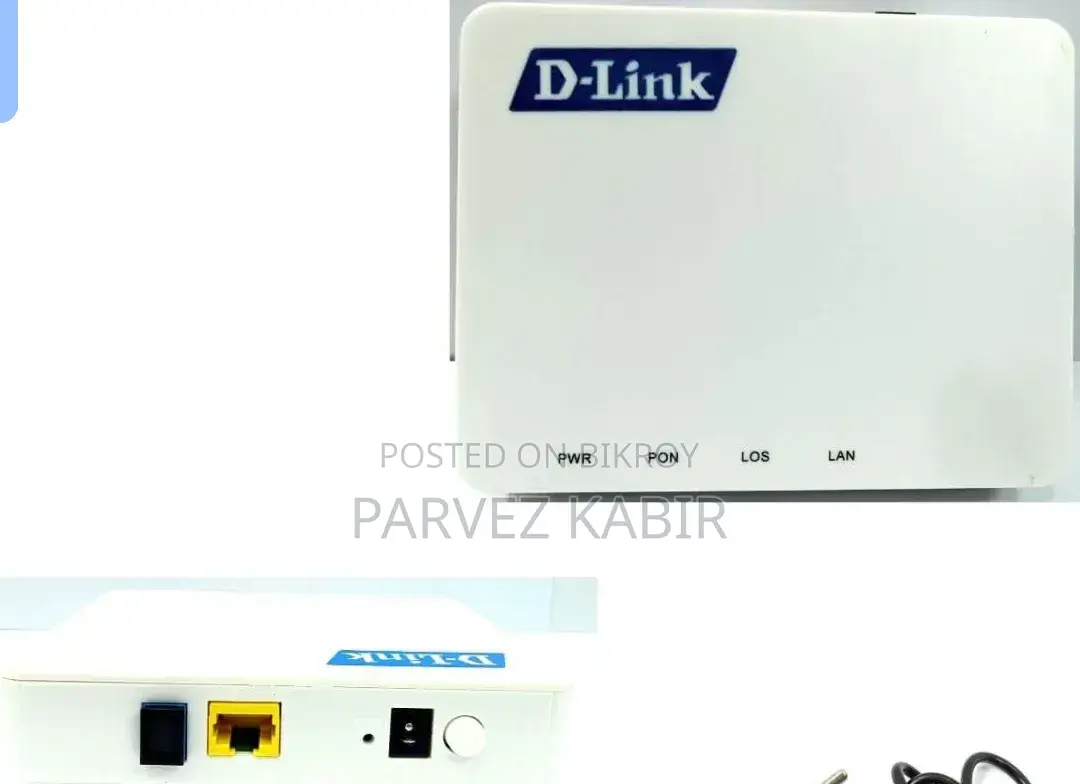 D-Link ONU is brand new, used for only 4 months