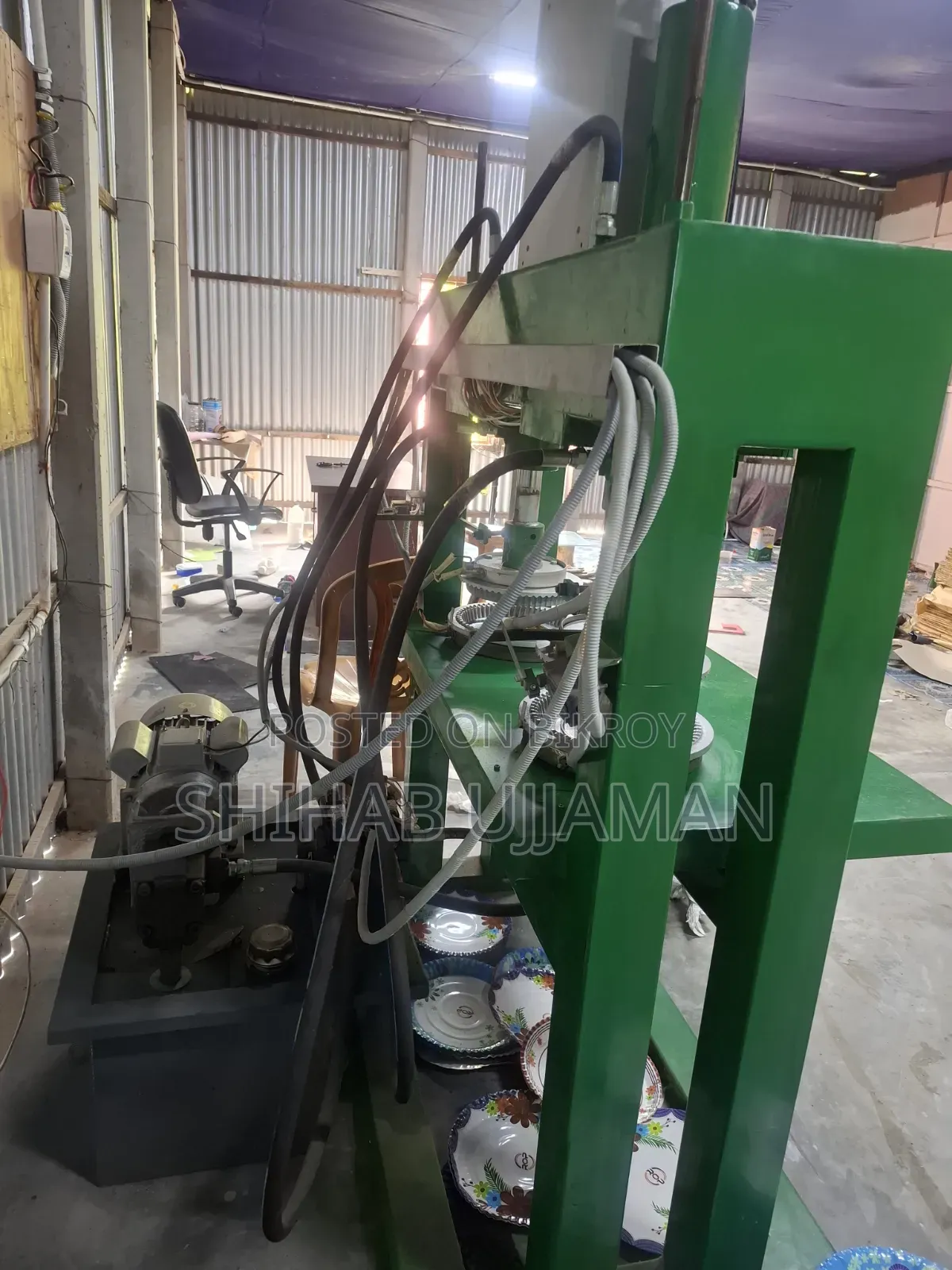 Hydraulic Paper Plate Making Machine (One Time Plate Machine)