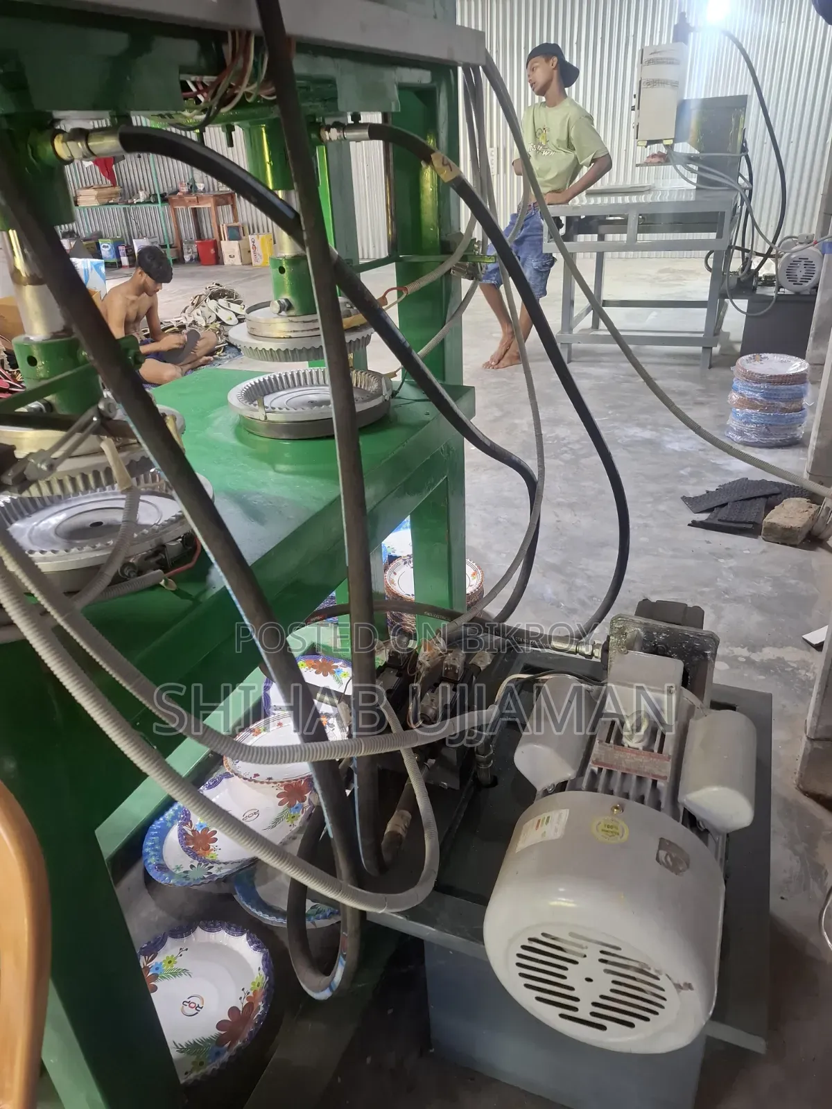 Hydraulic Paper Plate Making Machine (One Time Plate Machine)
