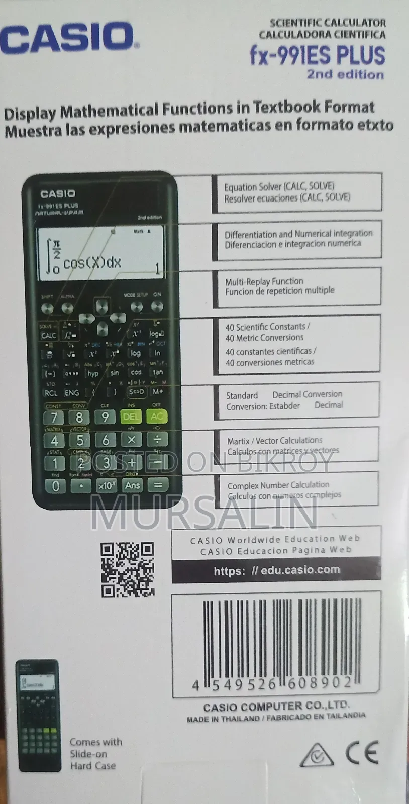 Scientific Calculator for SSC/HSC - Casio