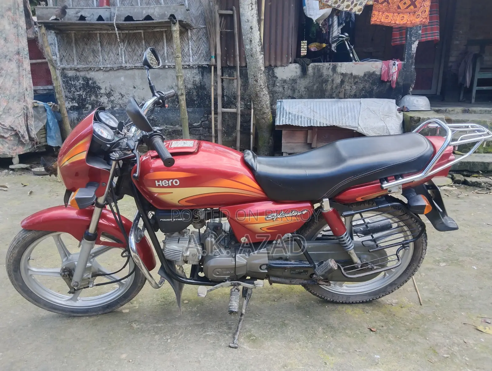 Hero Splendor Pro 2017 Red