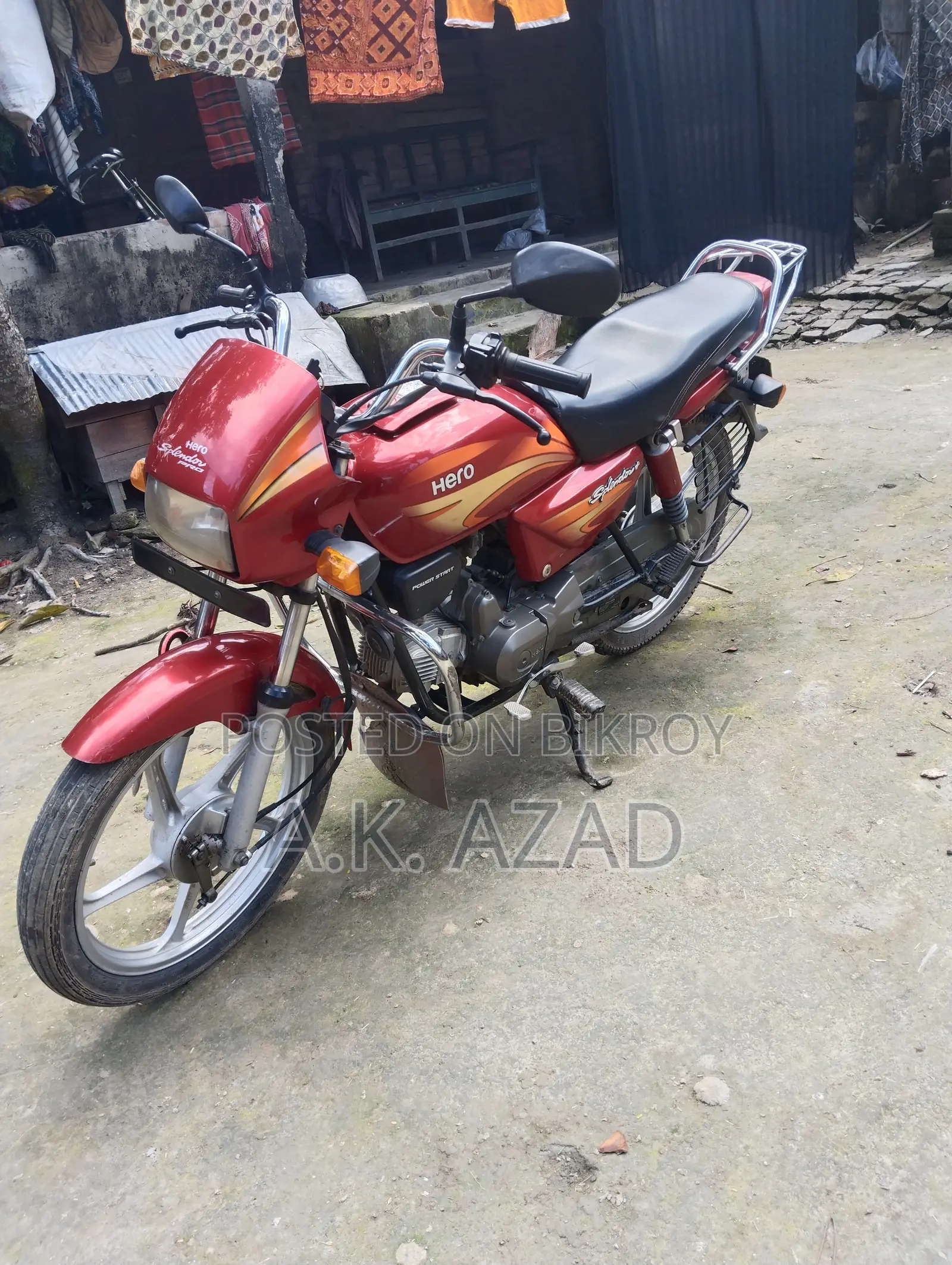 Hero Splendor Pro 2017 Red