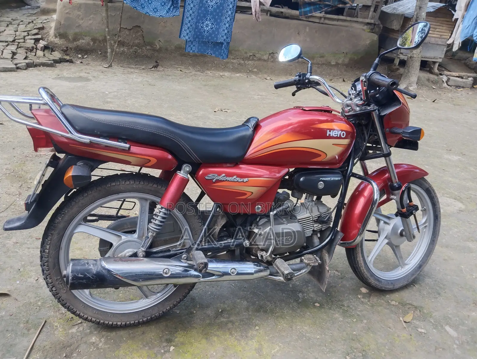 Hero Splendor Pro 2017 Red