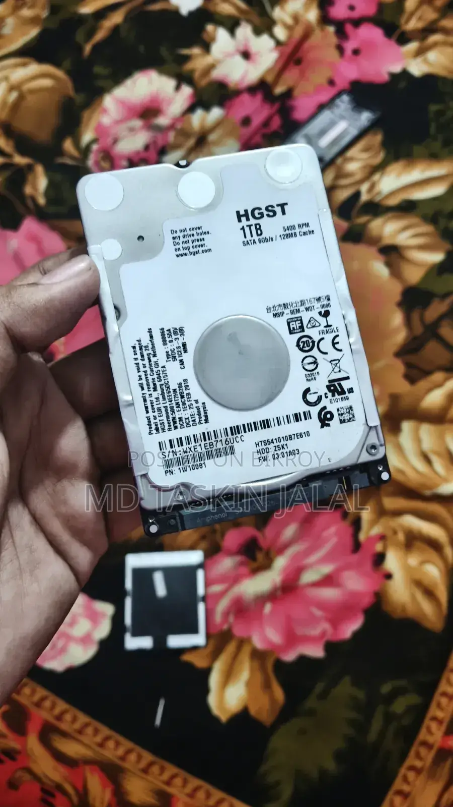 HGST 1TB 2.5" Laptop Hard Drive (5400 RPM, SATA 6Gb/s)