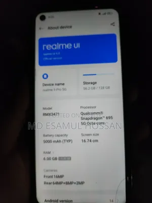 Realme 9 Pro+ 128 GB Black