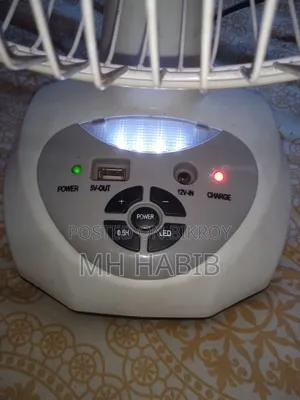 Vision's fresh 5-hour backup charge fan with new battery for sale