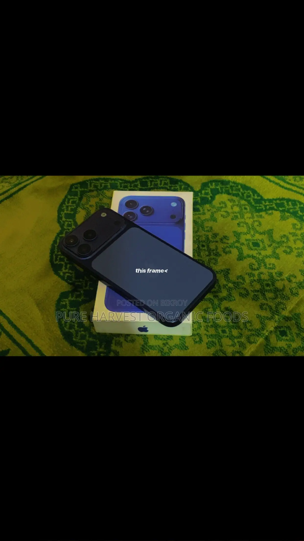 Apple iPhone 17 Pro Max 1 TB Blue This is a replica phone