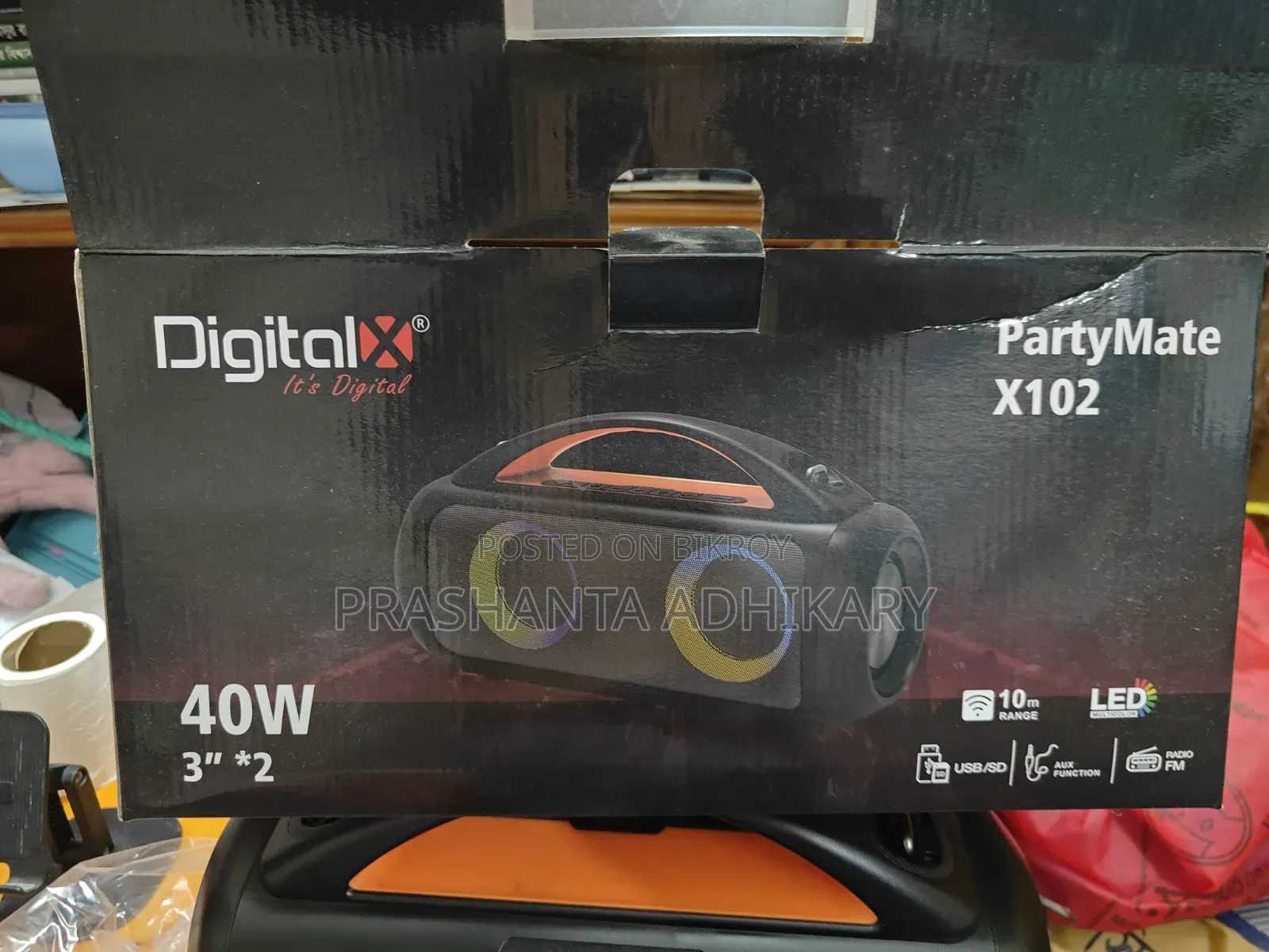 Speaker DigitalX Partymate X102 Portable Multimedia Speaker